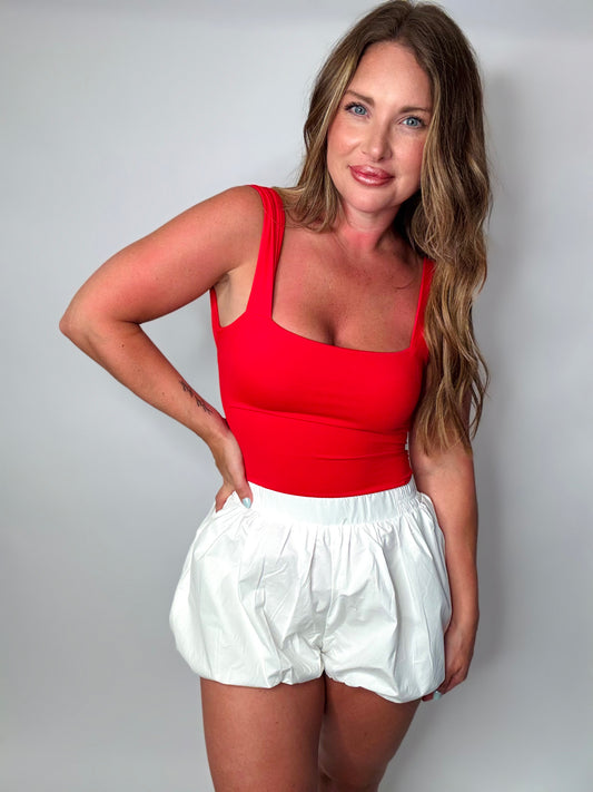 Red Tie Bodysuit