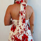 Cut Out Tie Dress