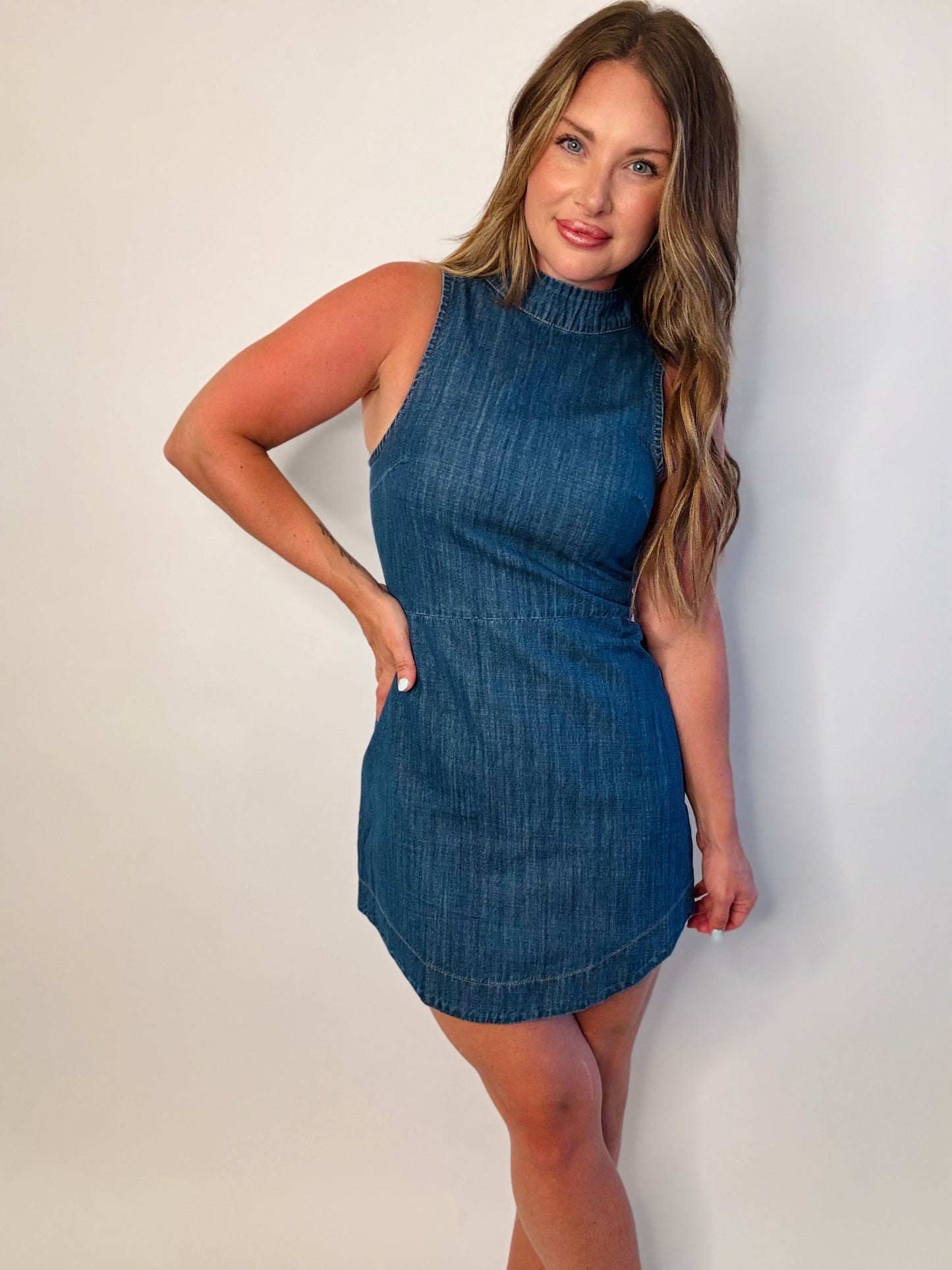 Denim Mini Dress