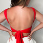 Red Tie Bodysuit