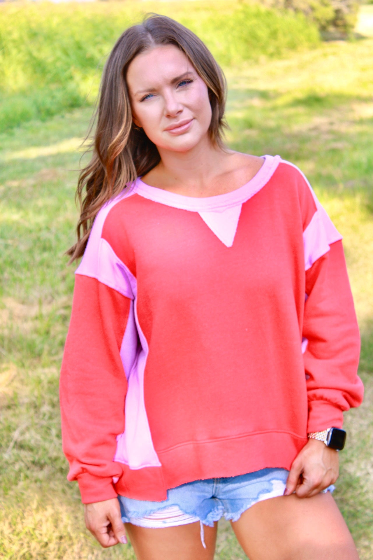 Color Block Sweatshirt