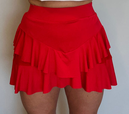 Ruffled Tennis Skort - THREE COLORS!