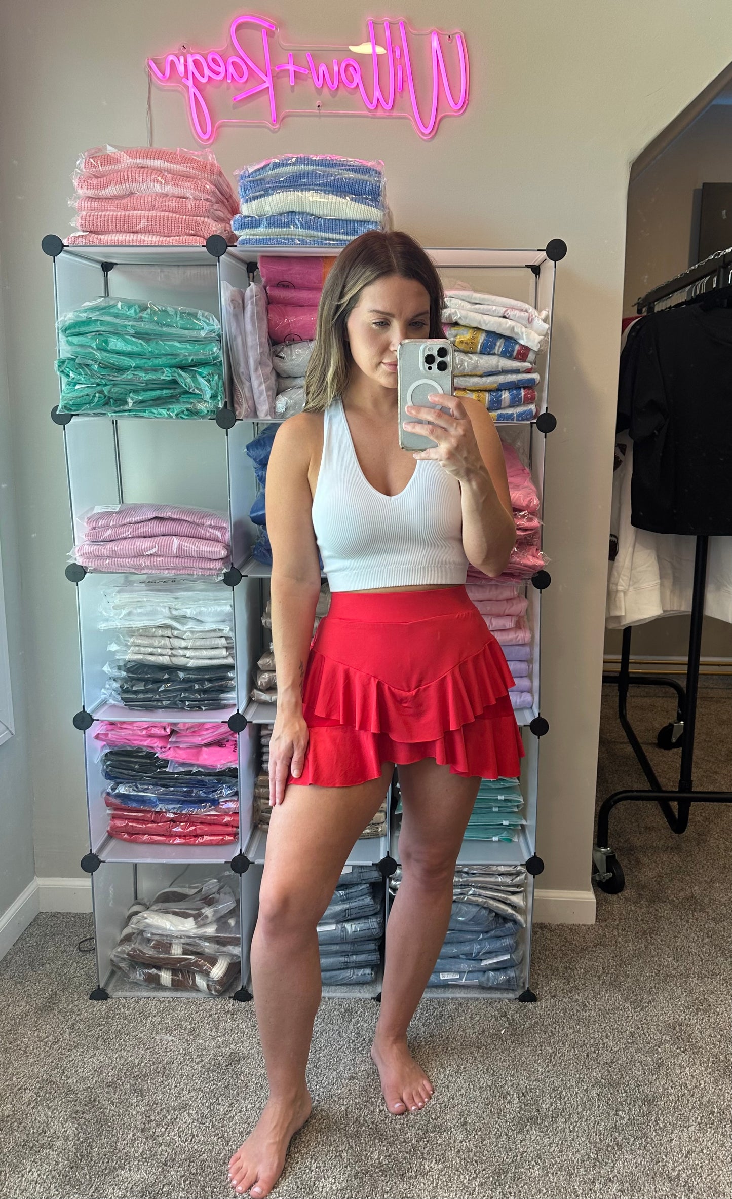 Ruffled Tennis Skort - THREE COLORS!